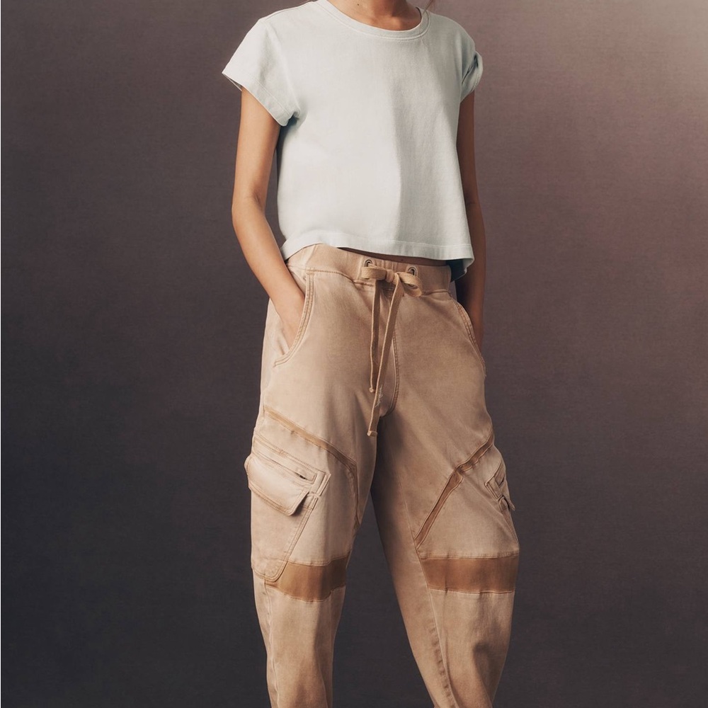 Anthropologie Pilcro knit project drop jogger Cargo style Pants size XXS